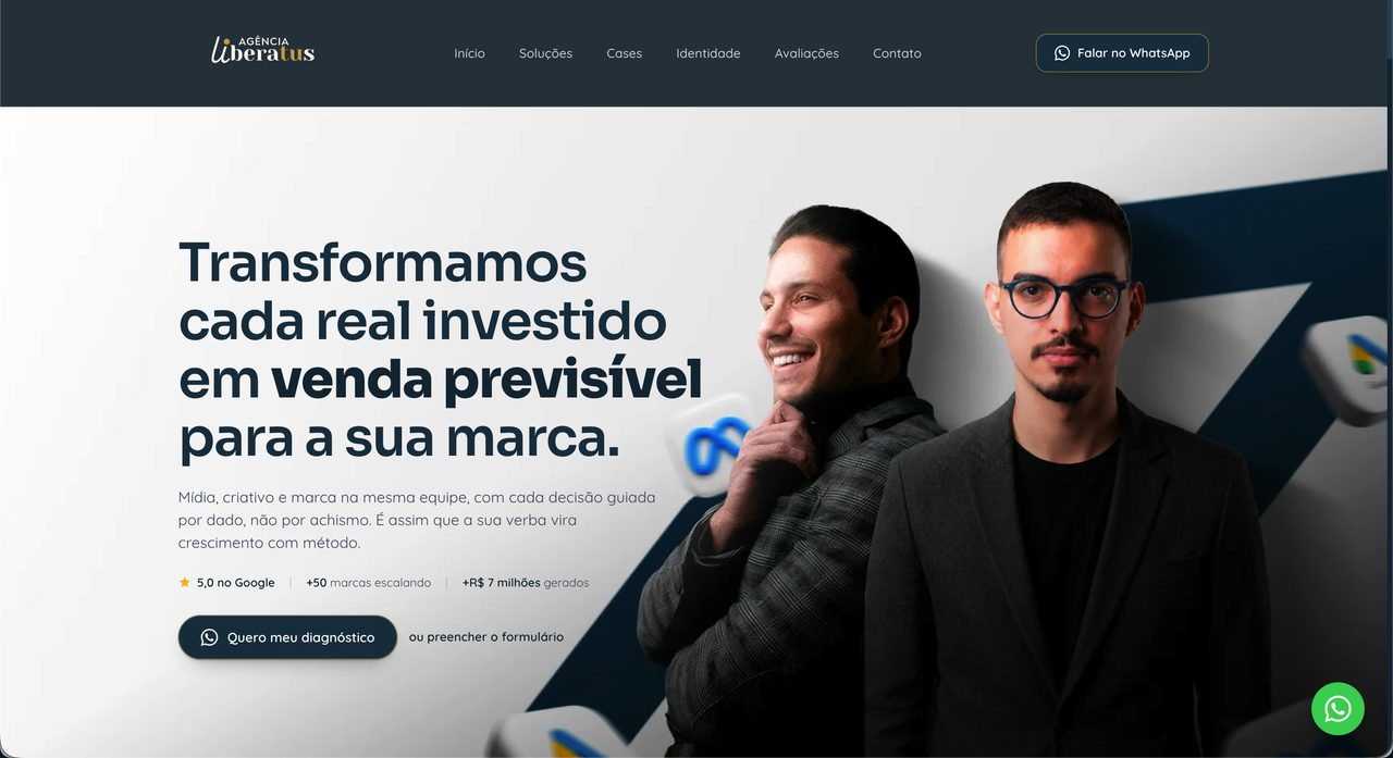 Agência Liberatus: tráfego pago e performance para clínicas e profissionais de saúde
